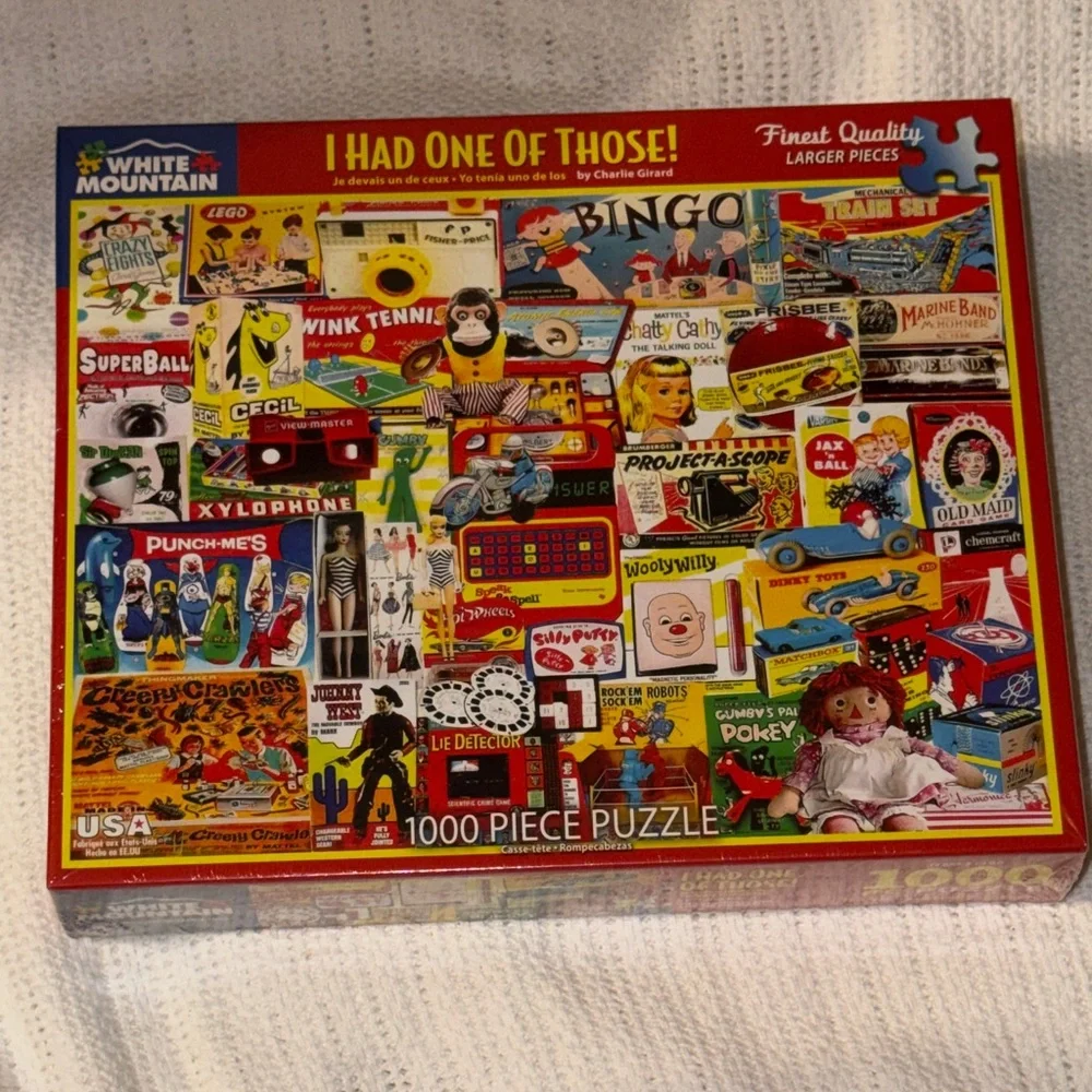 White Mountain 1000 Piece Puzzle “I Had One of Those” NEW